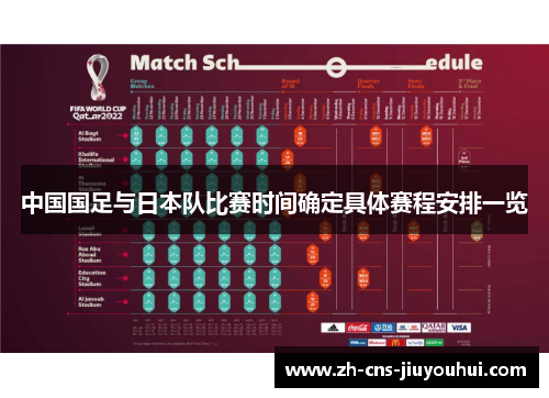 中国国足与日本队比赛时间确定具体赛程安排一览